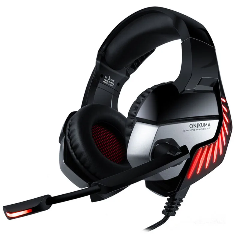 ONIKUMA K5Pro шлем PS4 игровая гарнитура PC Gamer бас наушники с микрофоном для Mac nintendo переключатель Xbox One PUBG игры