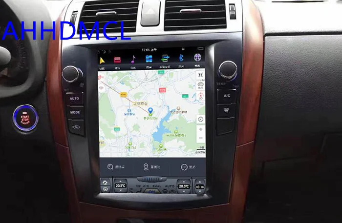 Автомобиль Тесла Стиль мультимедийный плеер ПК PAD Android 6 0 gps BD вертикальный Экран