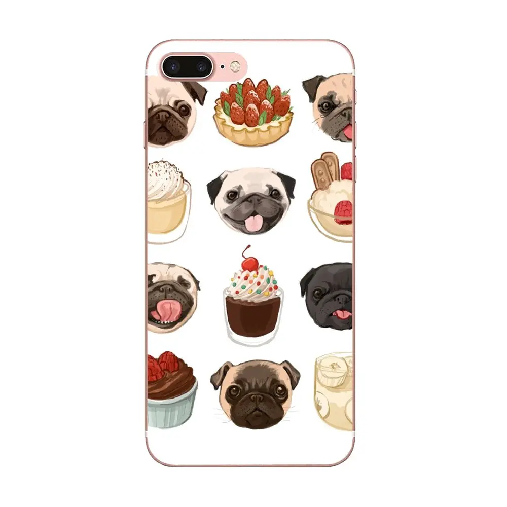 Для Huawei Mate 7 8 9 10 20 P8 P9 P10 P20 P30 Lite Plus Pro 2017 чехол из ТПУ милый мультяшный Мопс