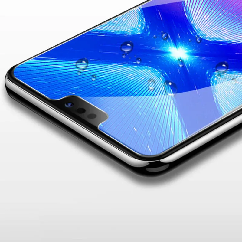 Закаленное стекло для honor 8x/7x/6x Защитное экрана телефона 2 шт. защитная пленка huawei