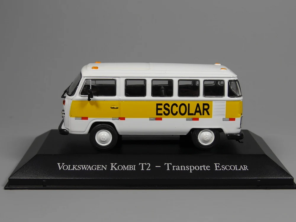 Авто ИНН ixo 1:43 Volkswagen Kombi T2 школьные подставки литая модель автомобиля|ixo 1:43|diecast model