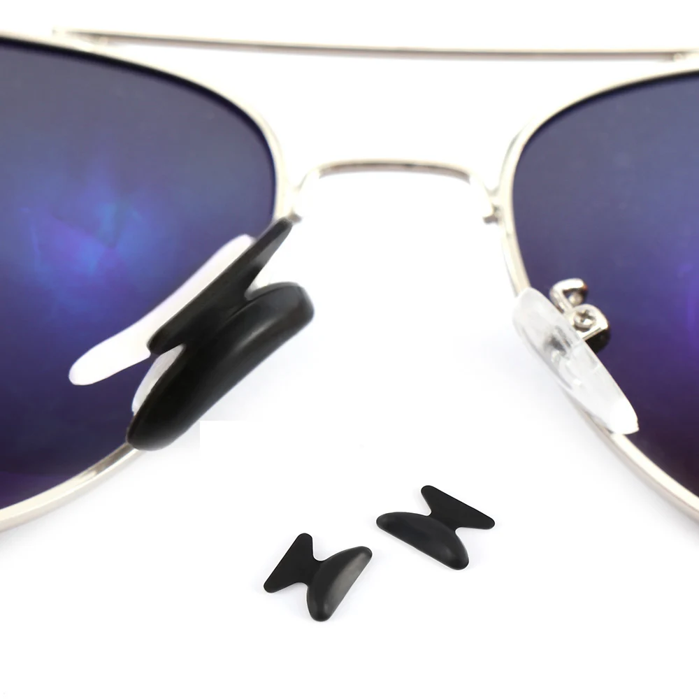 

5 Pair/Bag Fashion Vision Care Silicone Eyeglass Sunglass Glasses Nose Pads On Nose Pad Care Anti-Slip Tools