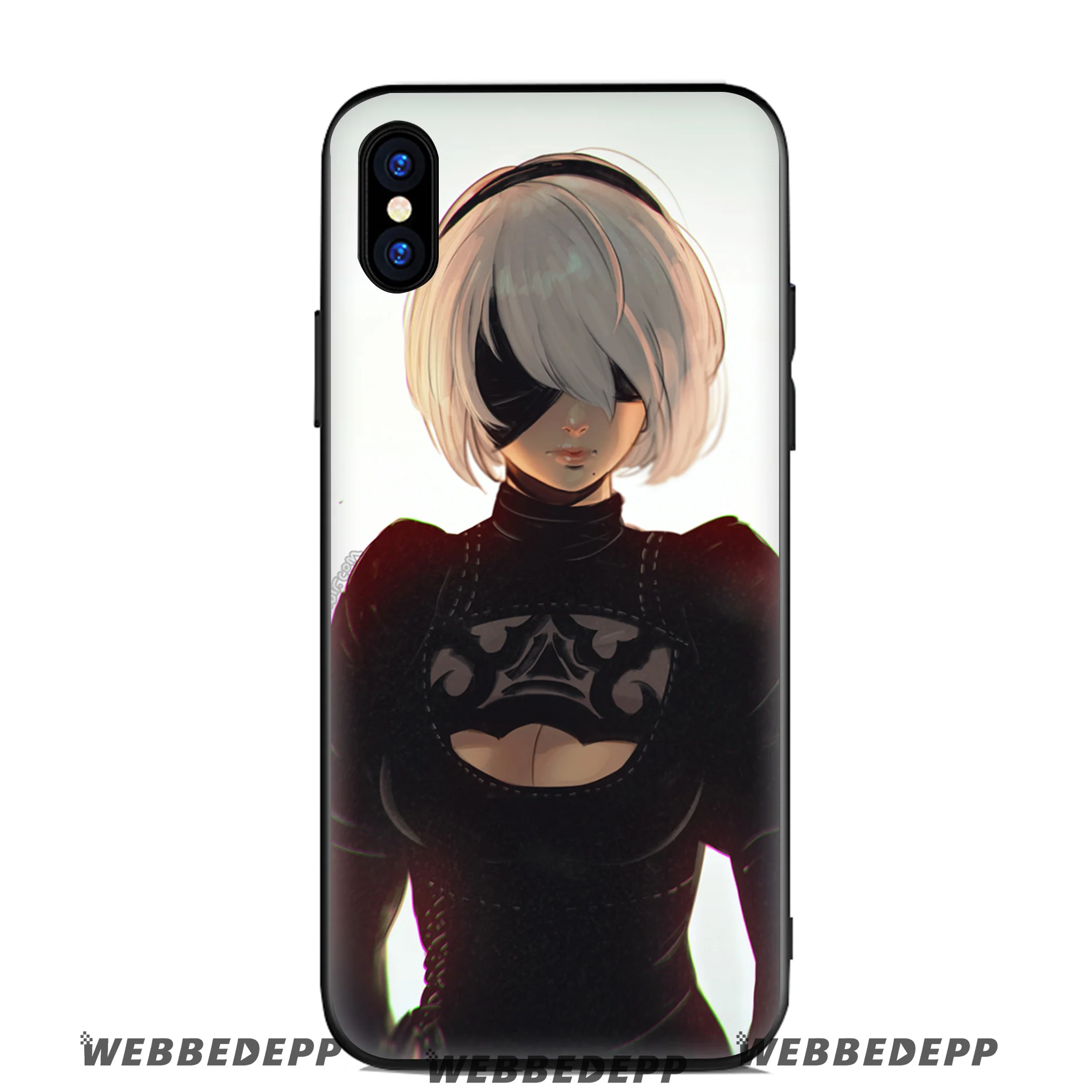 WEBBEDEPP Nier автоматический игровой Мягкий силиконовый чехол для Apple iPhone 11 Pro Xr Xs Max X