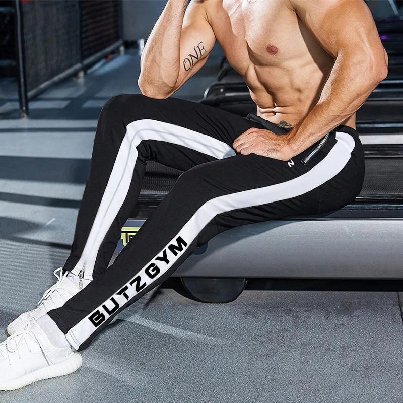 2019 Новый Lersure спортивный костюм плавки Для мужчин Штаны хлопок пот Jogger брюки в