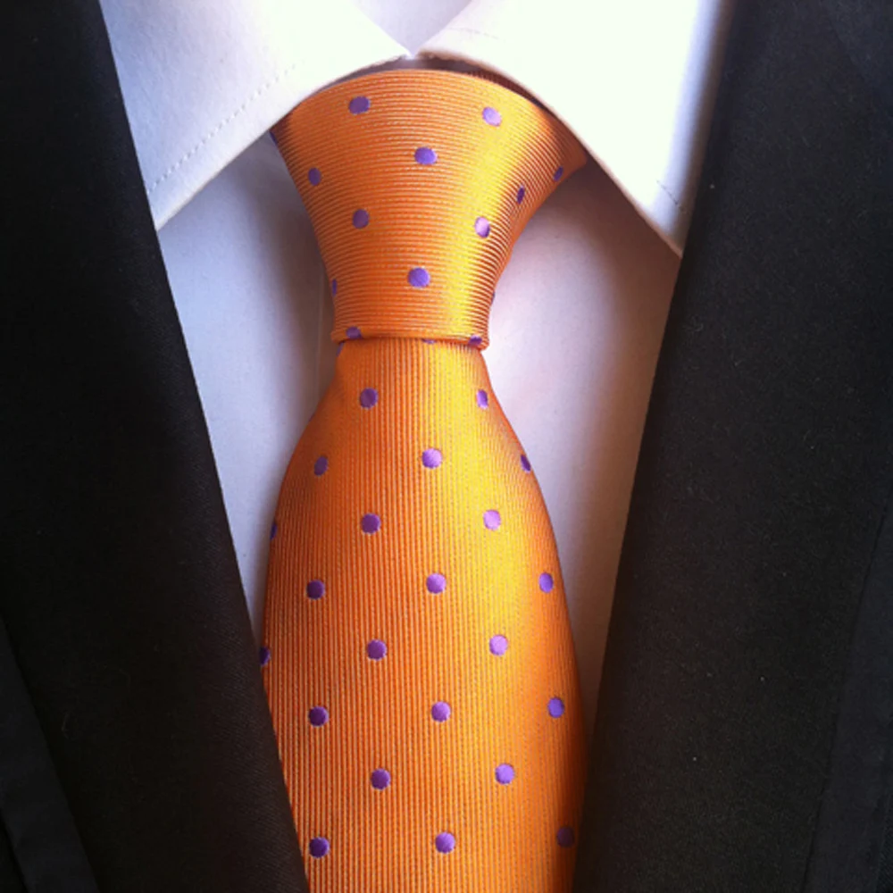 Галстук уникальный дизайн 8 см Модный классический фиолетовый маленький галстук