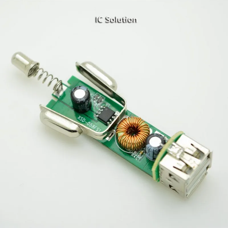 Зарядное устройство USB в автомобильный прикуриватель 5V 2.1A 1A