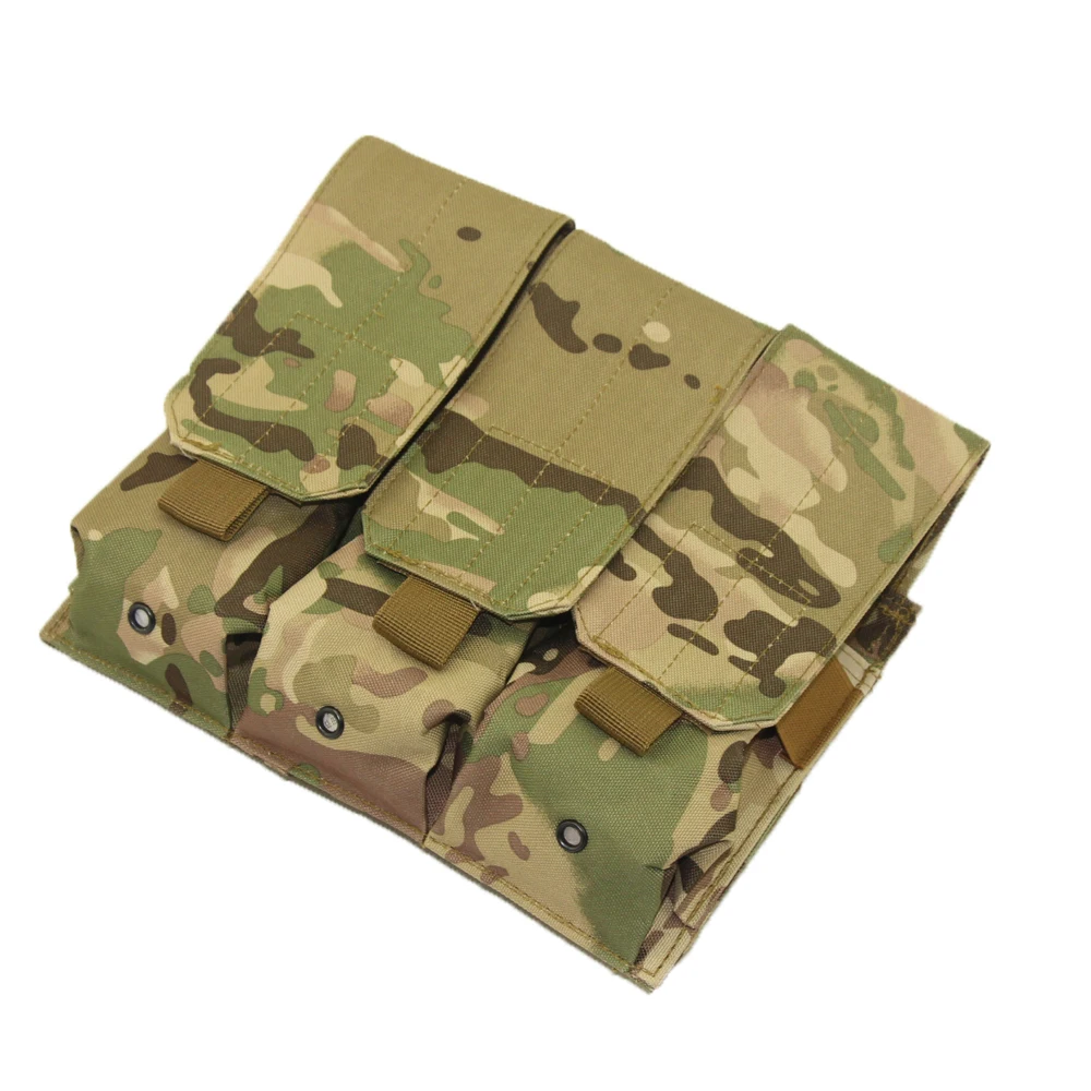 Охотничий страйкбол Открытый molle тактический, тройной AR15 M4 5,56 мм Журнал Mag мешочек жилет для стрельбы инструмент Dump Drop Bag аксессуары