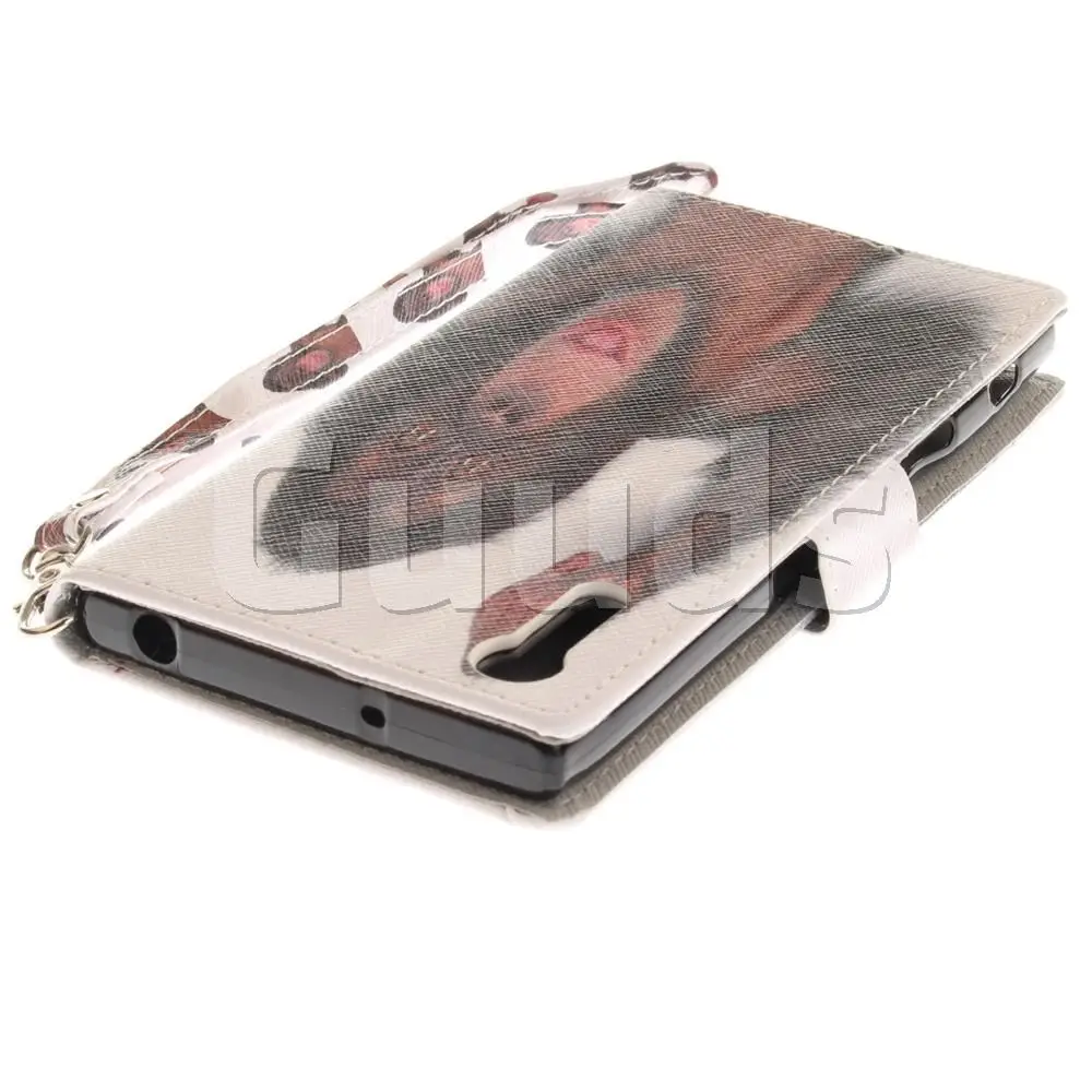 For Sony Xperia XZ Leather Case Hand Strap Wallet for FREE SHIPPING | Мобильные телефоны и аксессуары
