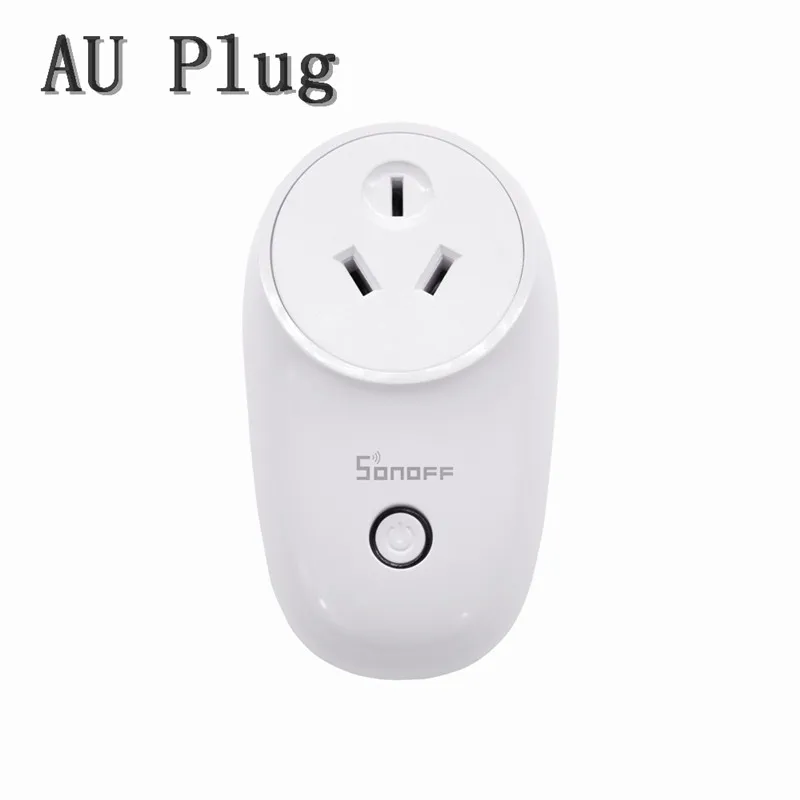 5 Интеллектуальный выключатель света Sonoff S26 Беспроводной WI-FI Smart Plug-EU/US/UK/CN/AU умная розетка Мощность монитор розетка для Google Home интеллектуальный пульт дистанционного управления Управление - Цвет: 5