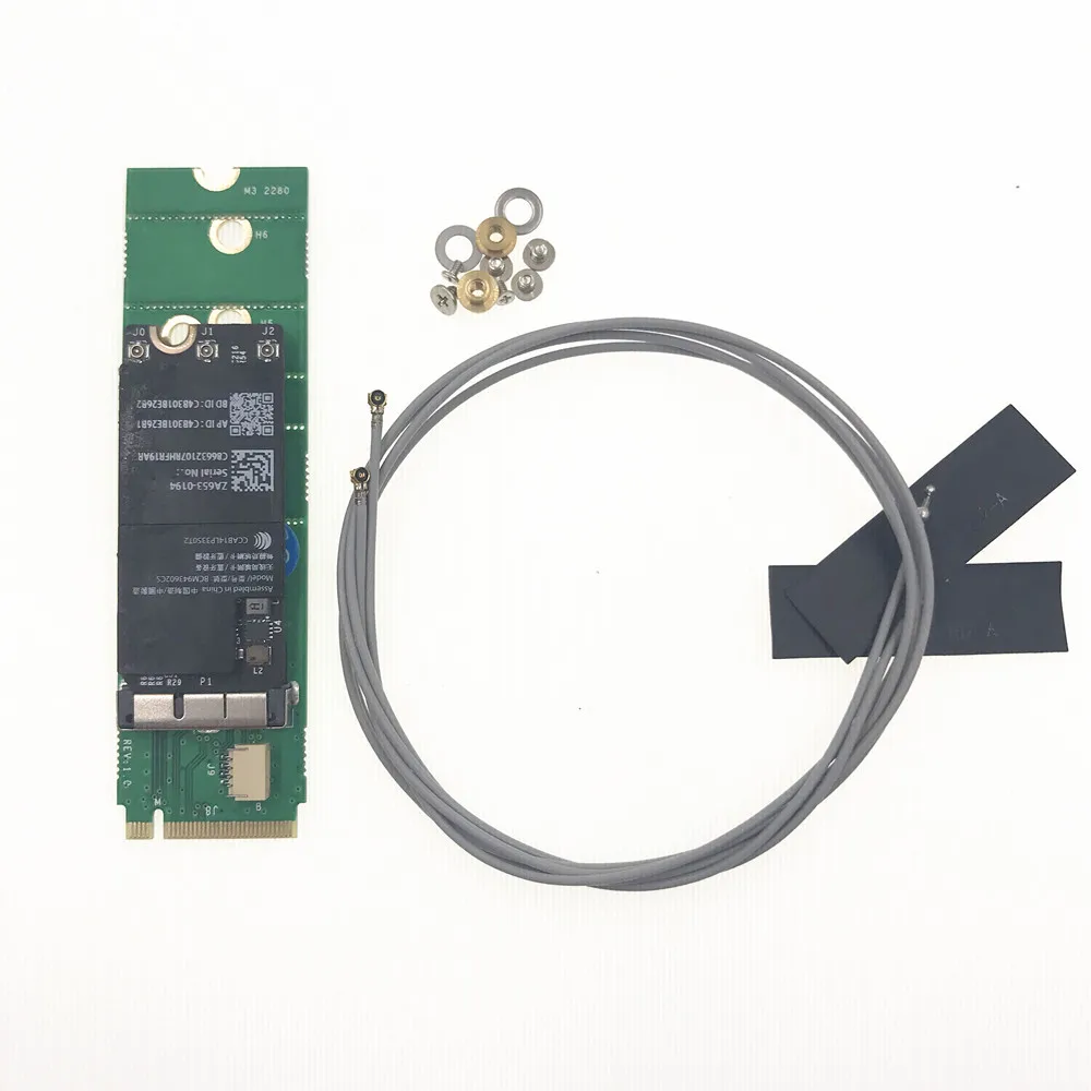 Карта Broadcom bcm9360cd/BCM94360CS2/BCM94360CS/BCM943602CS Wi-Fi карта для NGFF M.2 KEY M PCI-E слот SSD-карты mac os |