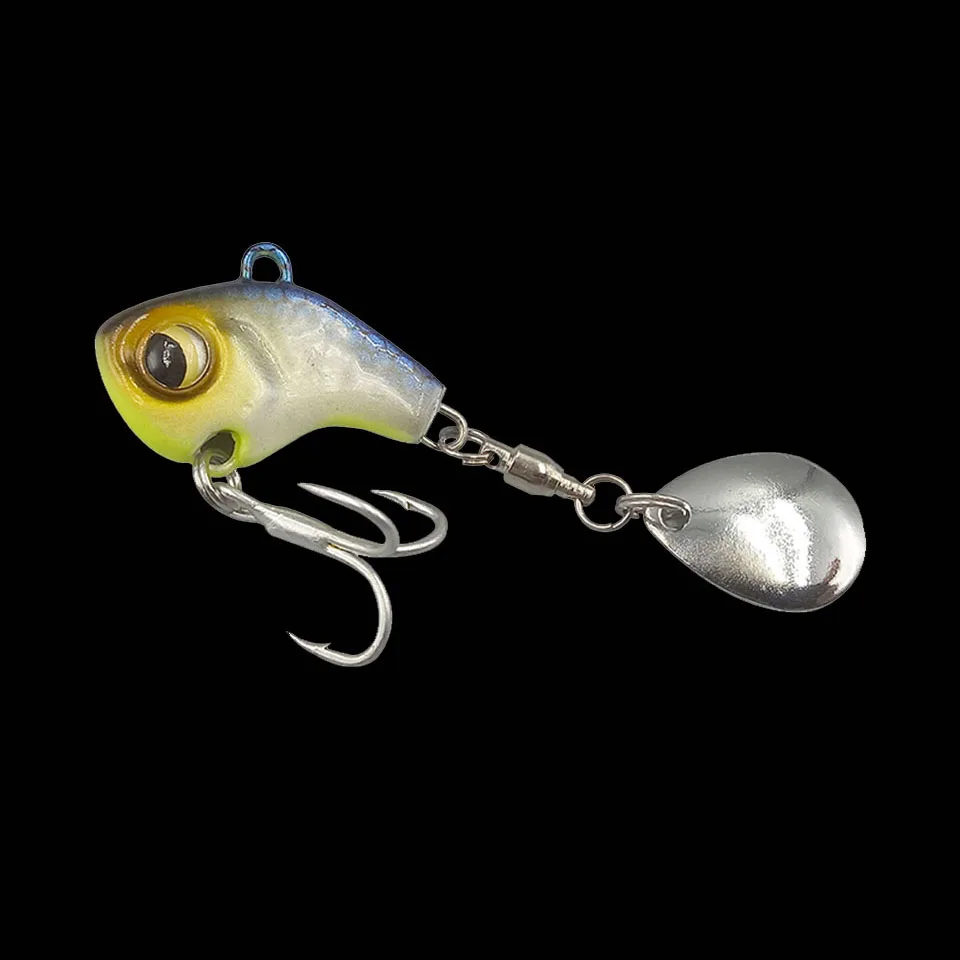 A 1 WALK FISH 1 шт. металлическая мини-Приманка VIB с ложкой для рыбалки 8 г 11 г 15 г 21 г зимние приманки для льда рыболовные снасти, воблер, Вибрационный Спиннер - Цвет: A 1