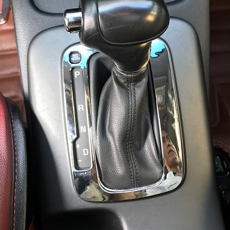 Для 2014 2015 KIA FORTE CERATO K3 Авто хромированная Шестерня сдвига отделка литья крышка