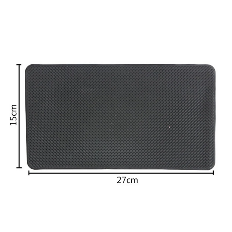 Черный очень большой 15x27 см волшебный нескользящий коврик против скольжения