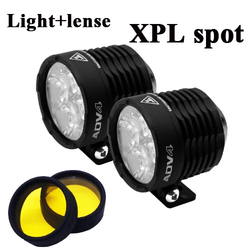 XPL SPOT Золотой Подиум ADV4 мотоцикл фары 32 Вт 3600LM 6000K XPL V5 светодиодный чип мотоцикл прожектор - Цвет: XPL SPOT