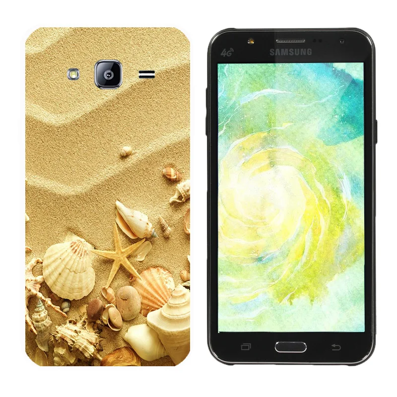 Soft Case for Samsung J7 2015 TPU Silicon Back Cover Phone Cases J700H J700F J700 Billow Printing Bag |