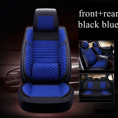 black blue standard Сиденья для Toyota Camry 4runner AVALON AVENSIS AURIS Корона RAV4 Corolla CHR Yaris Reiz Land Cruiser Prado FJ Cruiser Матрица - Название цвета: black blue standard