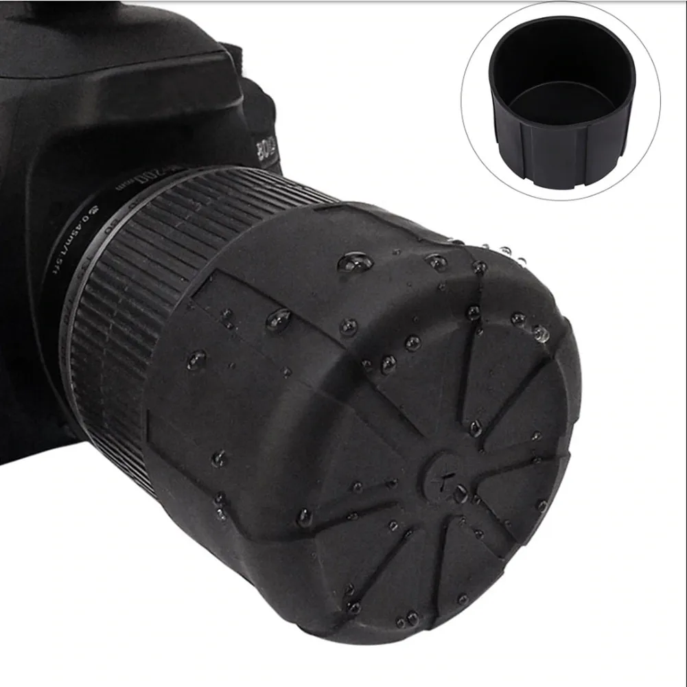 Силиконовая Защитная крышка для объектива Nikon водонепроницаемая универсальная