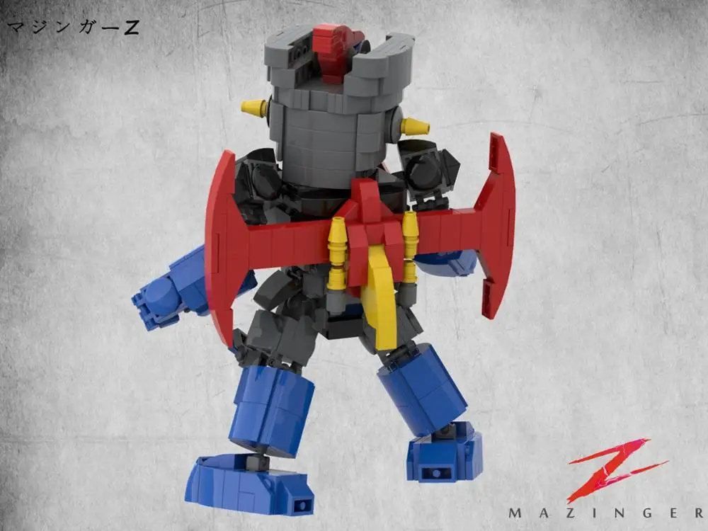 Блоки MOC роботы Mazinger Z Супер робот войны совместимые Legoelys|Игрушечные кубики| |