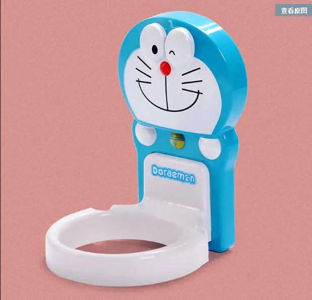 4 шт. Мультяшные аксессуары для ванной комнаты Doraemon пластиковый фен для волос держатель KT полка для ванной комнаты