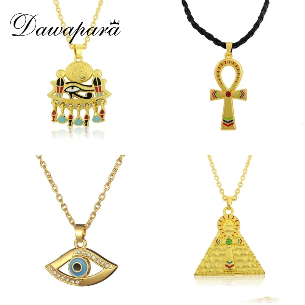 Мужская цепочка с подвеской в виде пирамиды|pendant cross|eye of horuschain men |