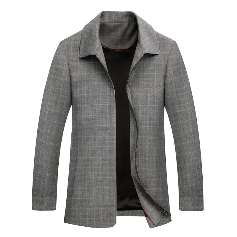 

2019 new plus size 8XL 7XL 6XL Men's Jacket Spring Autumn high quality Business Casual jacket