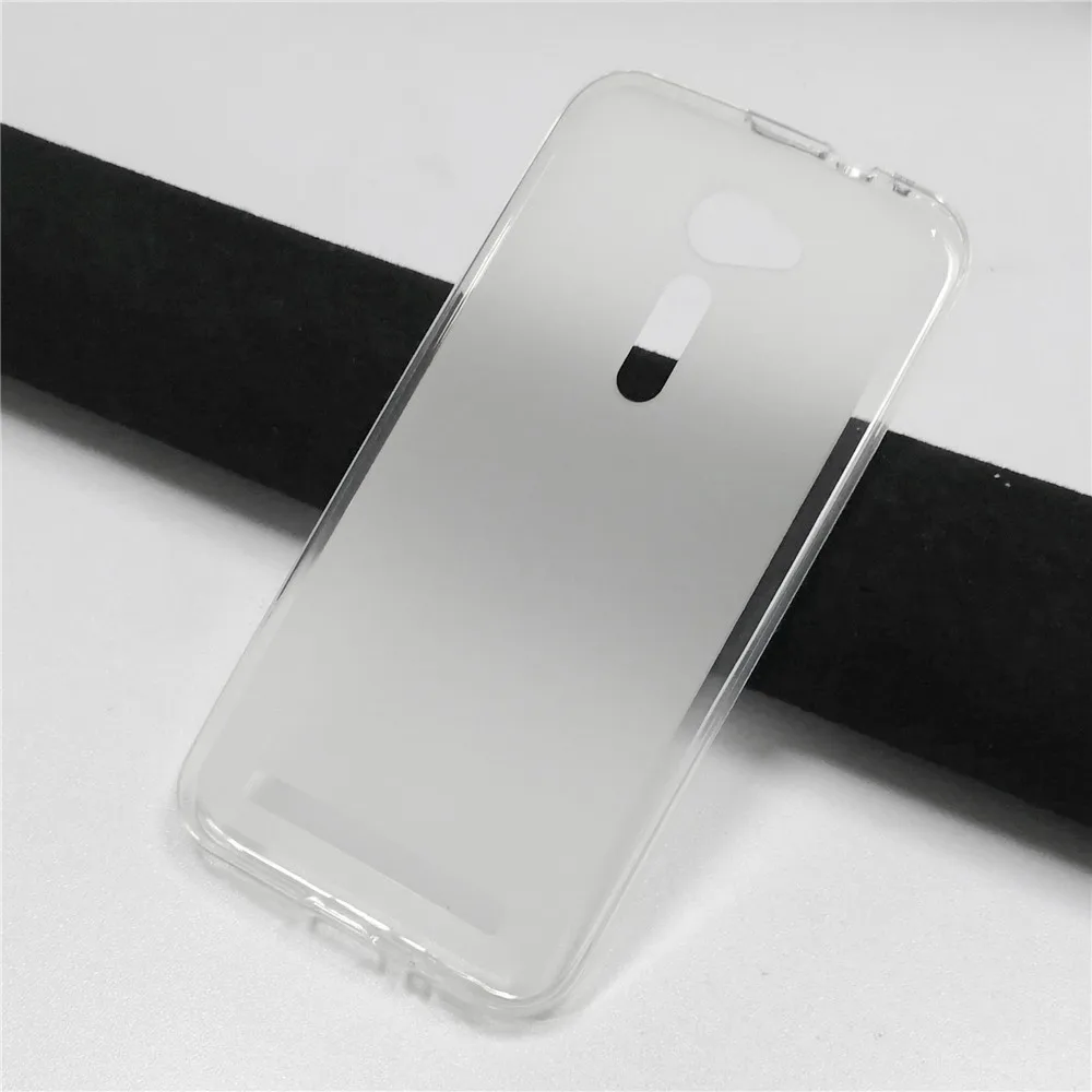 Clear Case Чехол для Asus Zenfone 2 ZE500CL 5,0 '', силиконовая задняя крышка из ТПУ, мягкий чехол для Asus Zenfone 2 ZE500 CL 2E Z00D, чехол для телефона s Funda - Цвет: Clear Case