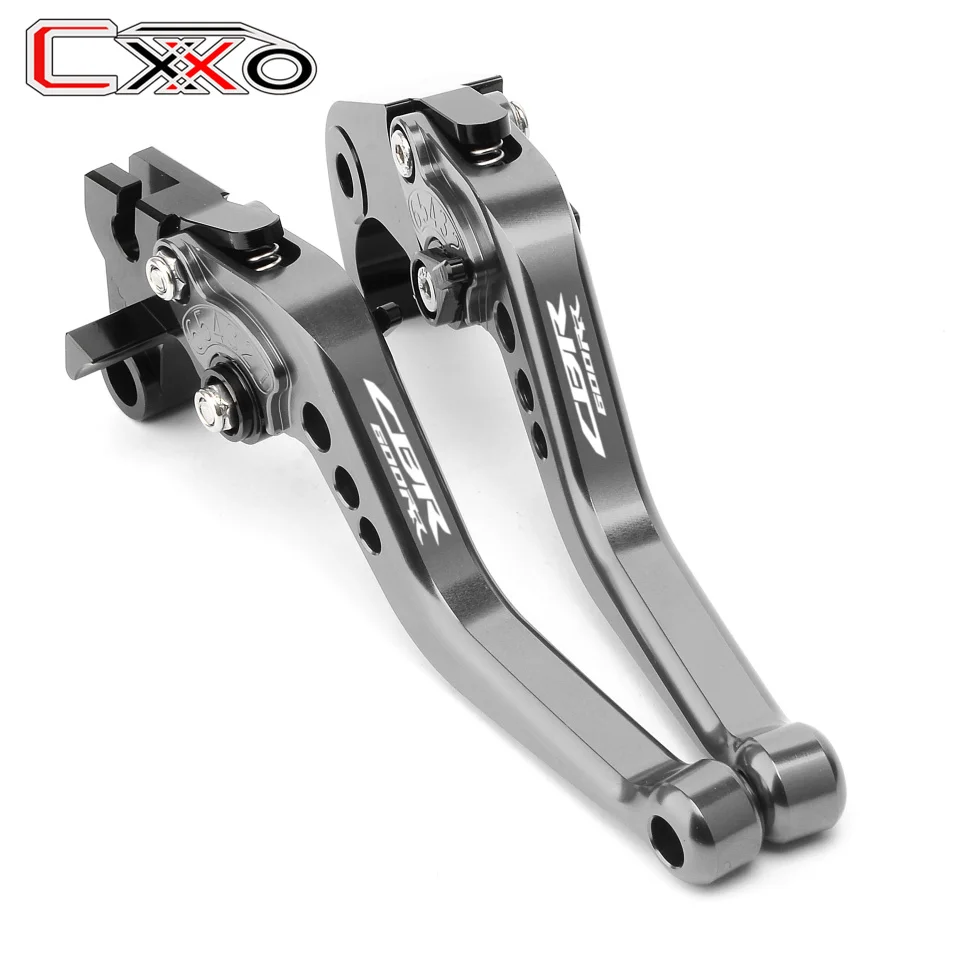 titanium Мотоцикл регулятор тормоза сцепления Рычаги короткий для HONDA CBR600RR CBR 600RR cbr 600 rr 2007 - Цвет: titanium
