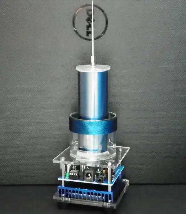 Physic lab эвдкационное оборудование музыкальный плазменный динамик с катушкой Тесла-DIY катушки Тесла