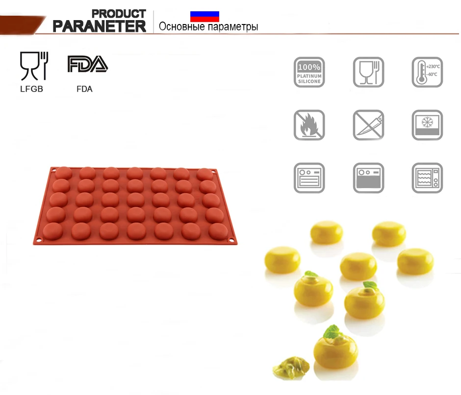 DINIWELL 35 полостей яйцо пирожное силиконовые формы 3D шоколадные вечерние DIY помадка выпечки приготовления торта украшения инструменты силиконовые формы
