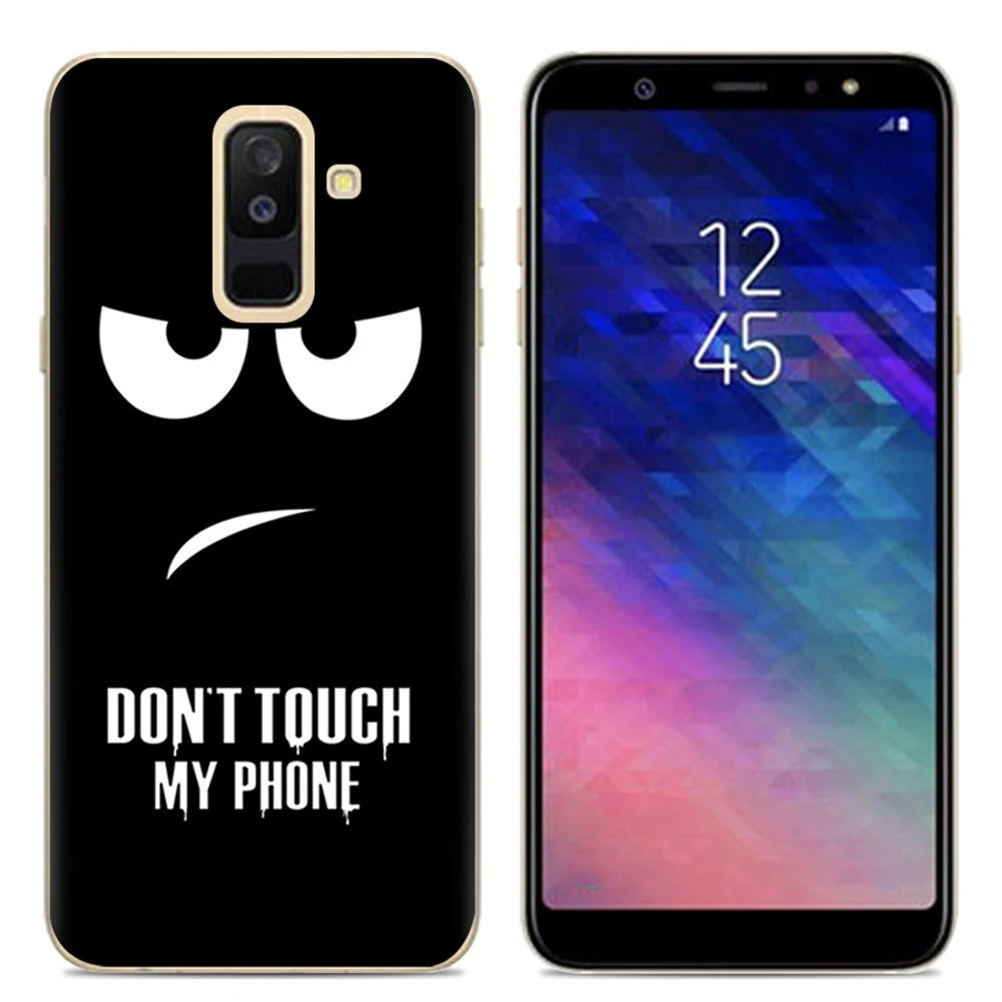 Чехол для телефона samsung Galaxy J8 2018 чехол Мягкие Мультяшные из ТПУ Funda Силиконовая