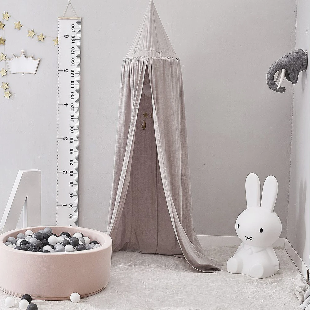 Детский навес круглая Москитная сетка для мальчиков и девочек кровати принцессы