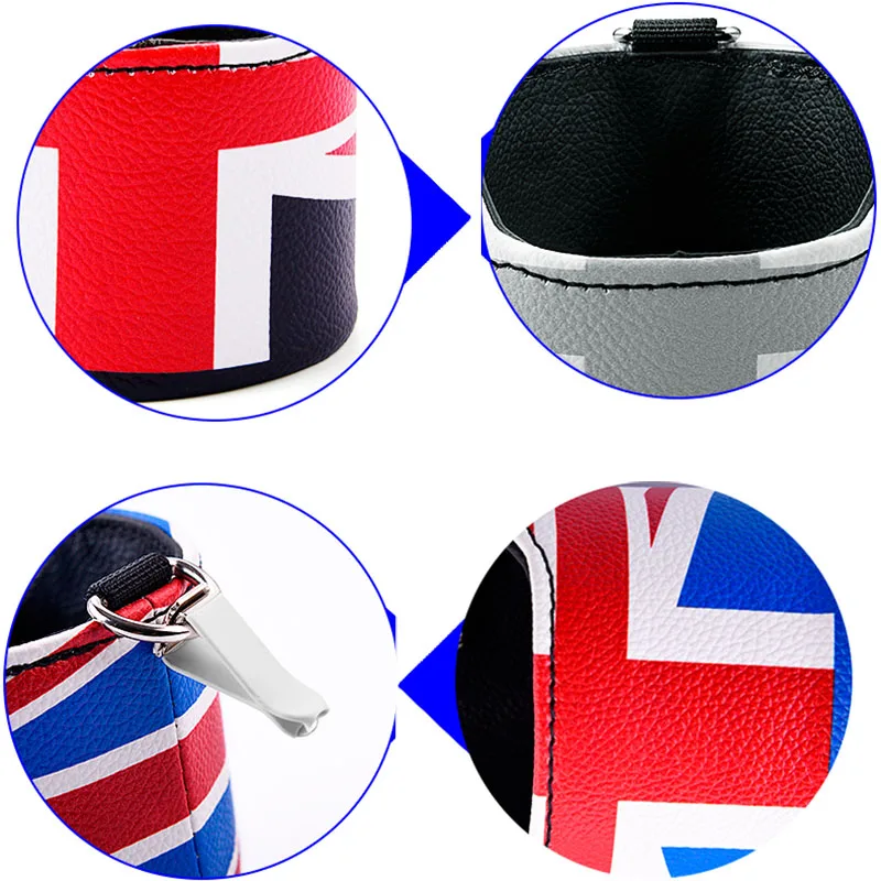 Для Mini Cooper Countryman 1 шт. Union Jack Кожаный Автомобильный Чехол для автомобильного