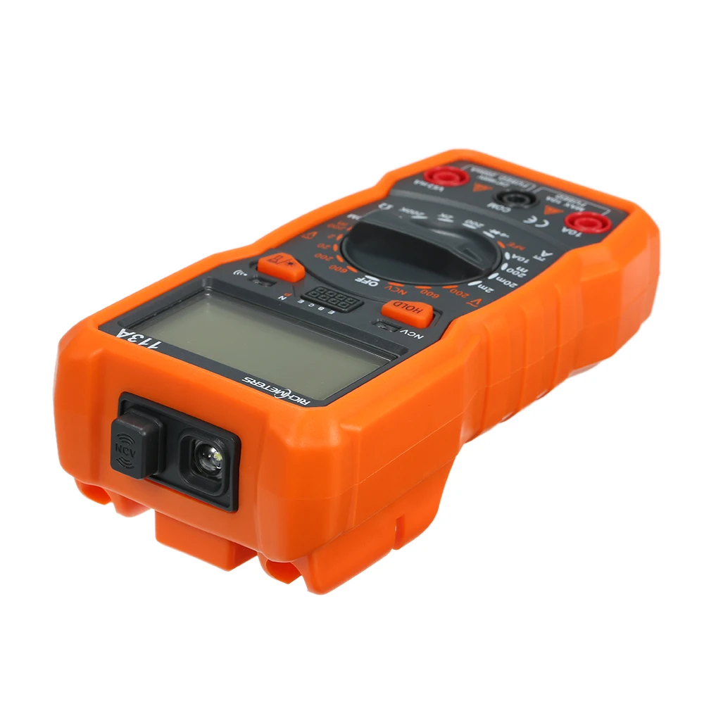 Цифровой мультиметр рихметров RM113A NCV тестер 2000 отсчетов HFE AC/DC измеритель напряжения тока с подсветкой мультиметр