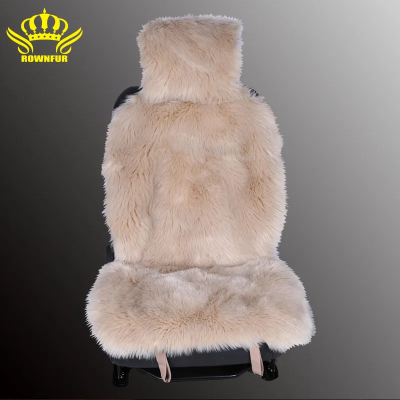 1 шт. высокое качество искусственный мех передние Автомобильные сиденья чехлы