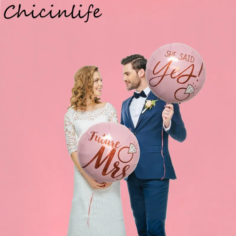 Chicinlife 1 шт. 22-дюймовый шарик из фольги She Said Yes для девичвечерние вечеринки курицы
