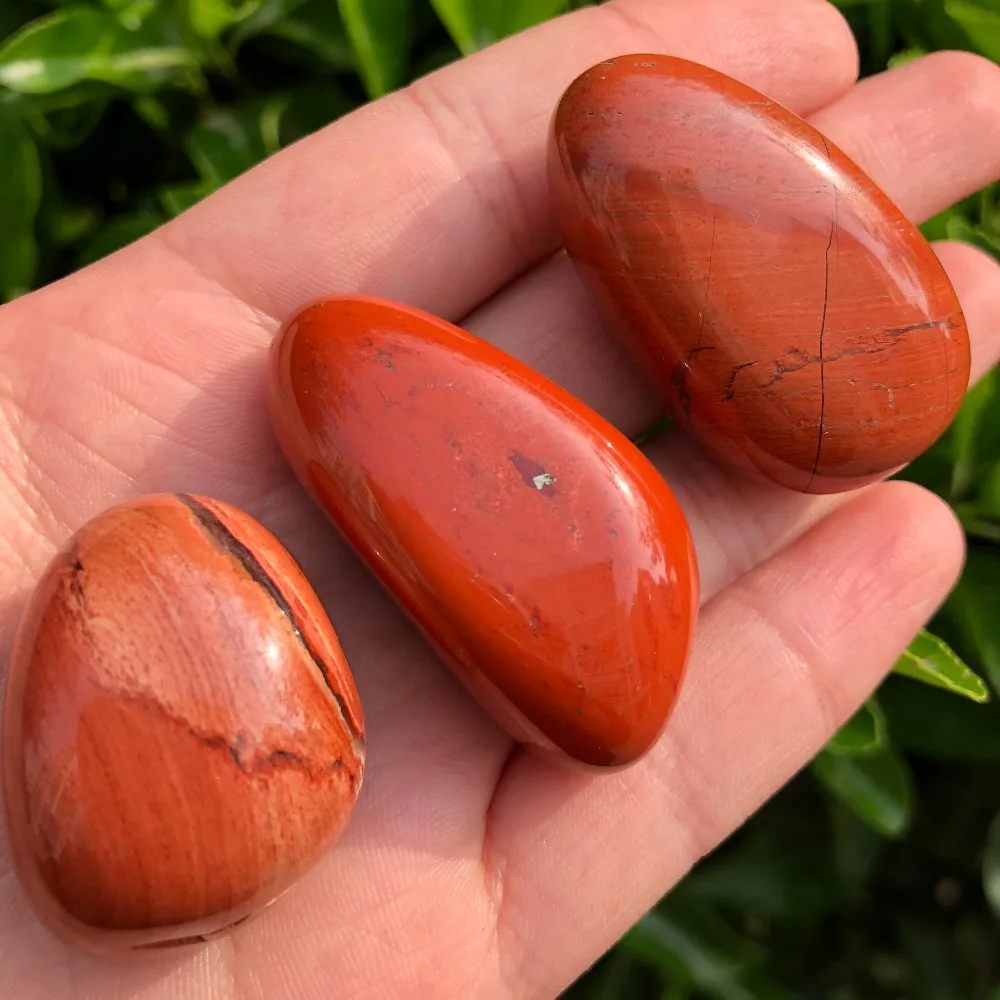 3 шт натуральный кварцевый кристалл Южное красное агатное кольцо лицо для