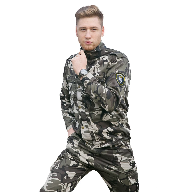 Армия военной форме Охота одежда Камуфляж костюм Combat airsoft war game униформа Отдых На