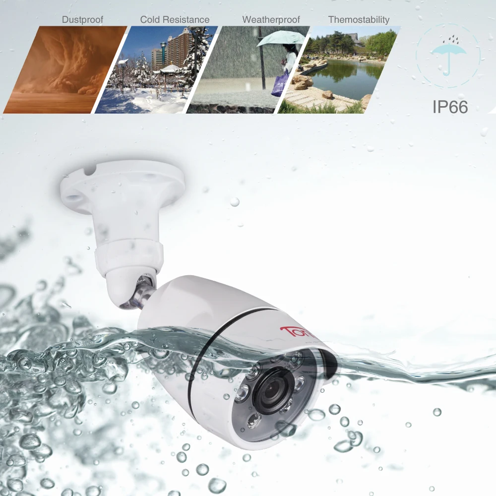 Тонтон 8CH 1080 P 5 в 1 DVR CCTV Системы 2.0MP ИК Ночное видение Крытый открытый безопасности