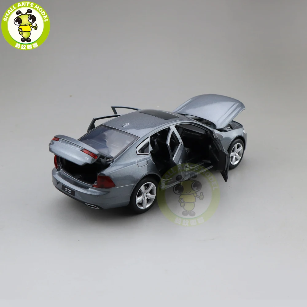 1/32 JACKIEKIM Volvo S90 литая модель автомобиля игрушки для детей Подарки для мальчиков девочек звуковое освещение