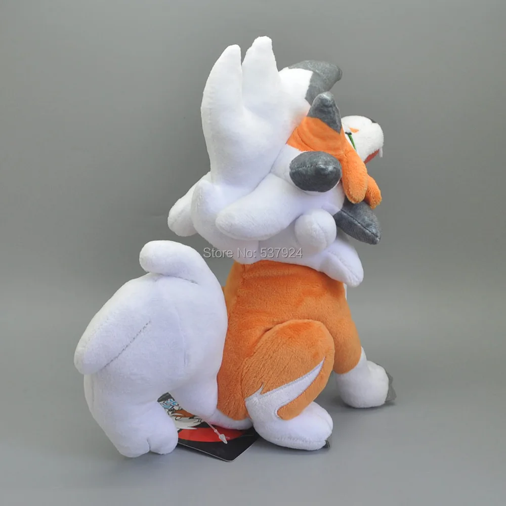 Новая Сидящая Lycanroc Сумерки форма рок 9 5 &quot24 см плюшевая кукла|Персонажи