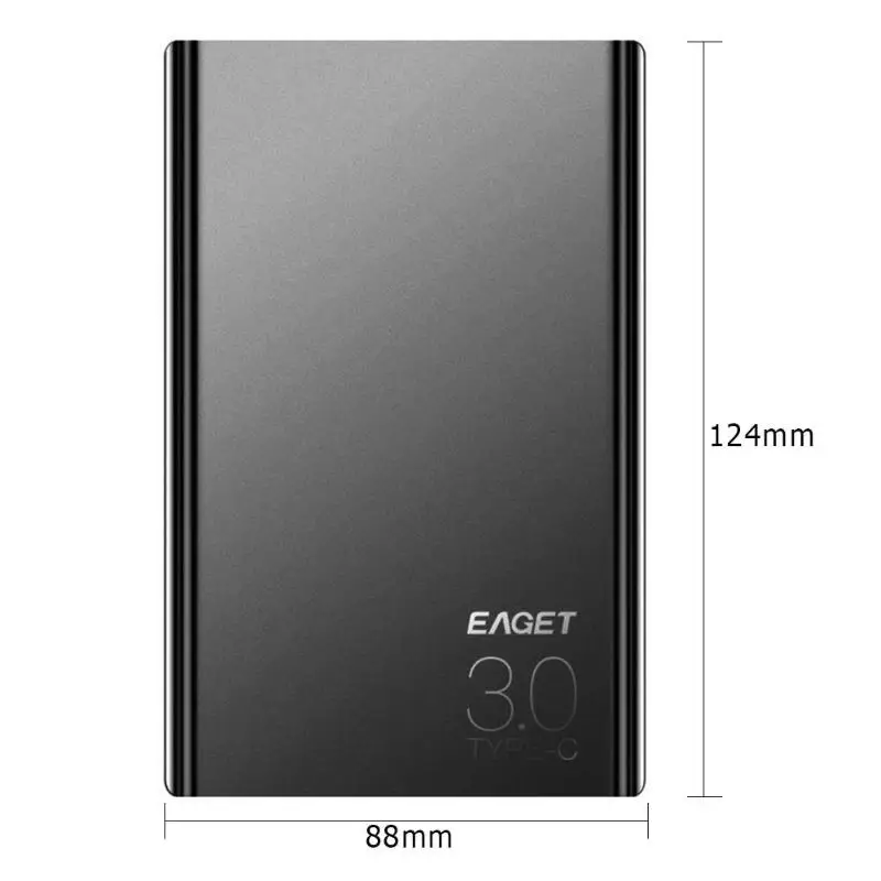 EAGET G70 внешний жесткий диск 1 ТБ 2," type C 3,0 ультратонкий мобильный жесткий диск USB C высокоскоростной жесткий диск HDD для настольного ноутбука