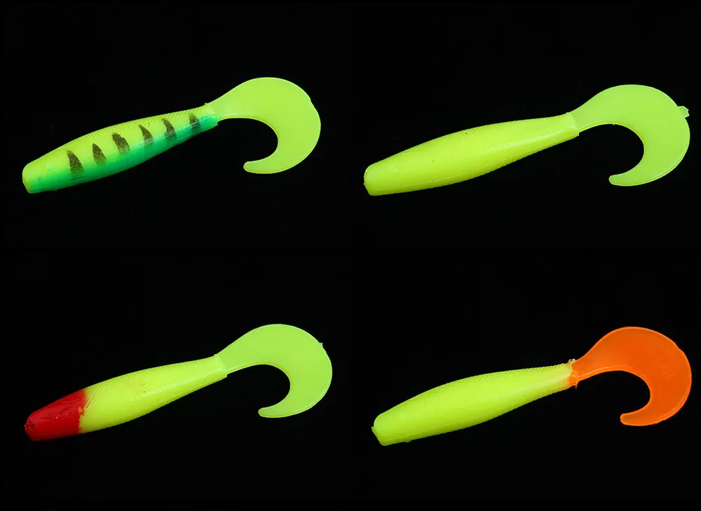 3D Shake Fish Soft Body 5pcs/lot 4.5g 8cm Wobbler Fishing Lures Easy Swim baits Silicone Soft Bait Carp Artificial Soft Lure