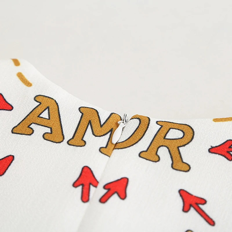 Романтическое дизайнерское платье принцессы для девочек с изображением стрелы