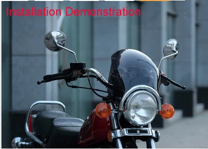 Бесплатная доставка лобовое стекло для мотоцикла GN250 GN125 YBR125 YBR250 EN125 EN150D 1 комплект