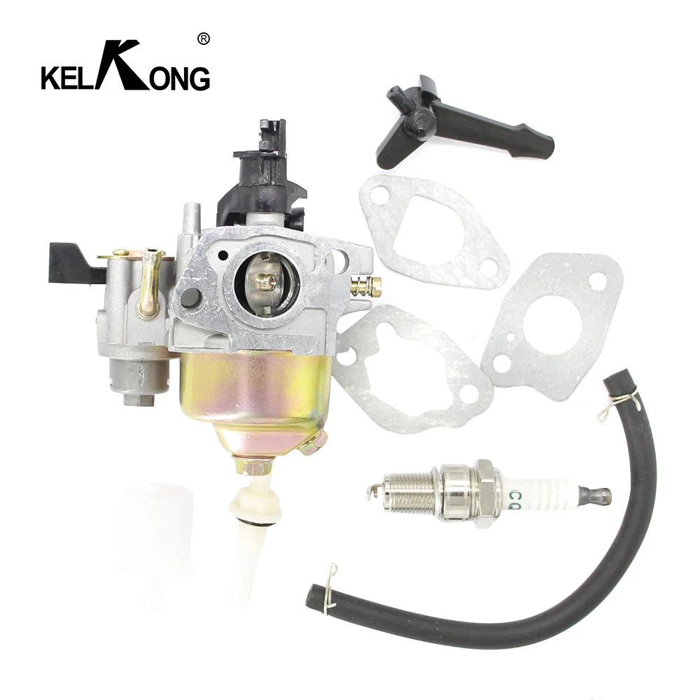 

Карбюратор KELKONG для Honda GX120 Gx160 5.5hp GX200 6.5hp 168F газонокосилка с прокладкой воздушного фильтра Комплект масляных труб