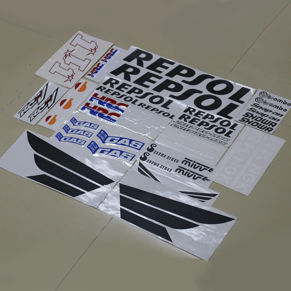 Комплект обтекателей для мотоцикла наклейки HONDA REPSOL RCV CBR 600 1000 RR VTR HRC полные