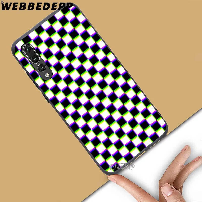 Мягкий чехол WEBBEDEPP в шахматную клетку для Huawei Honor 6 7A Pro 7C 8C 7X 8X 8 9 10 lite Note10|Бамперы| |