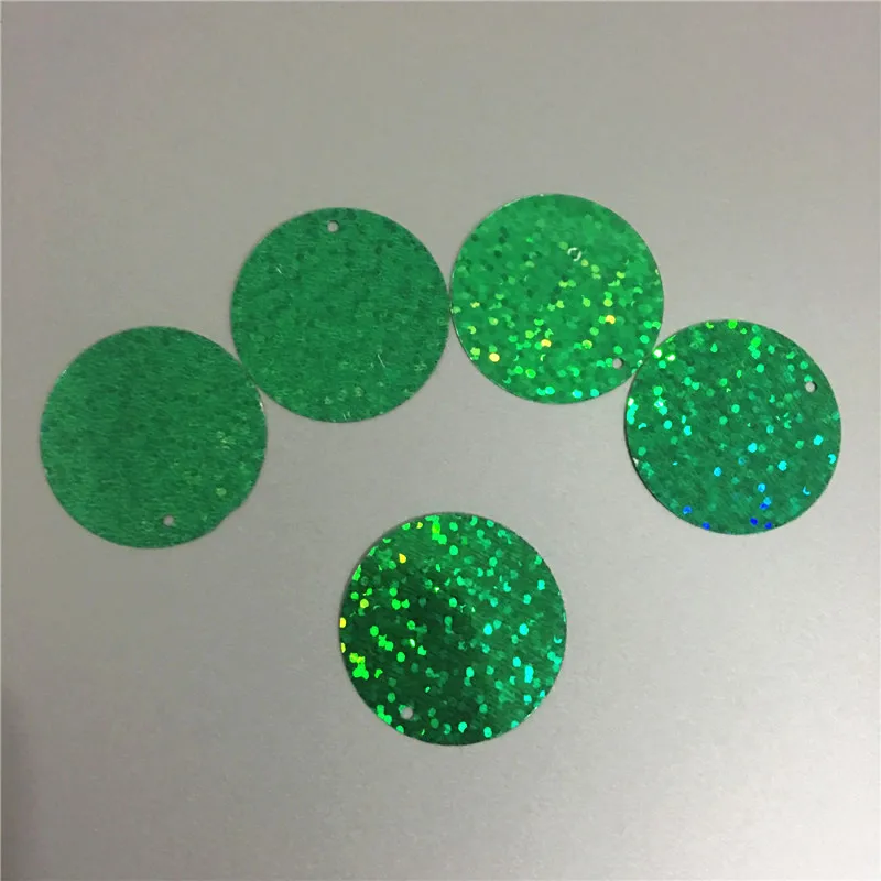 200 шт. большие круглые лазерные/Голографические блестки 9 цветов 30 мм ПВХ плоские