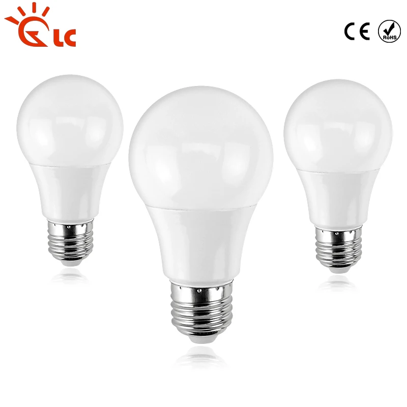 Светодиодная лампа E27 светодиодная 220 в 18 Вт 15 12 9 7 5 3 светодиодные прожекторы|lamp
