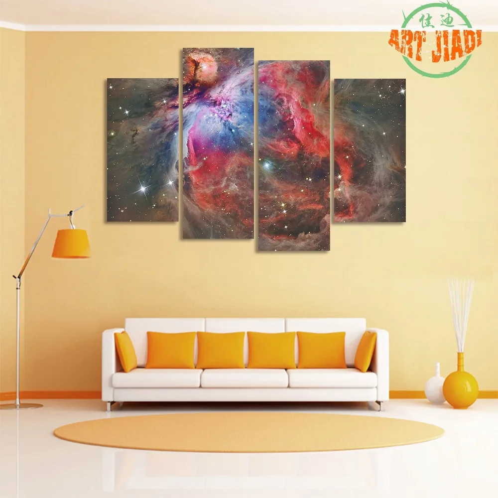 4 -5 шт./компл. Холст Искусство Orion Nebula холст картины HD панели украшения для дома
